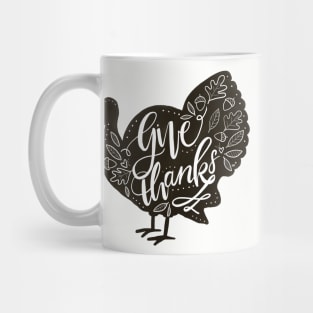 Give Thanks Turkey Mug